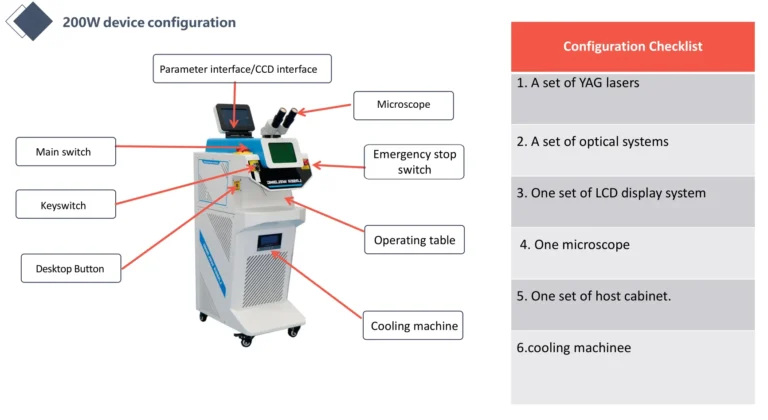 welding jewelry machine 200w